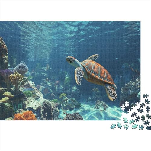 Puzzle 1000pcs (75x50cm) Teile Für Erwachsene Tiefsee-Expedition Anspruchsvolles Puzzle Unterwasserlandschaft Und Aquatisches Ökosystem von GRBASNDOU