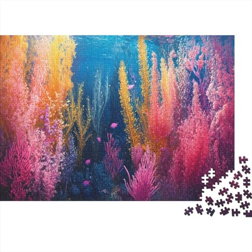 Puzzle 500pcs (52x38cm) Teile Für Erwachsene Tiefsee-Expedition Anspruchsvolles Puzzle Unterwasserlandschaft Und Aquatisches Ökosystem von GRBASNDOU