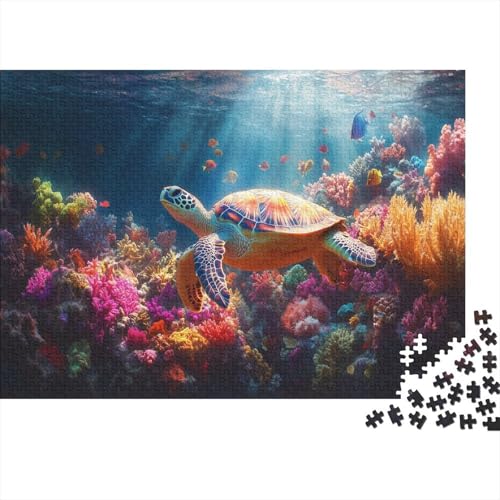 Puzzle 500pcs (52x38cm) Teile Für Erwachsene Tiefsee-Expedition Anspruchsvolles Puzzle Unterwasserlandschaft Und Aquatisches Ökosystem von GRBASNDOU