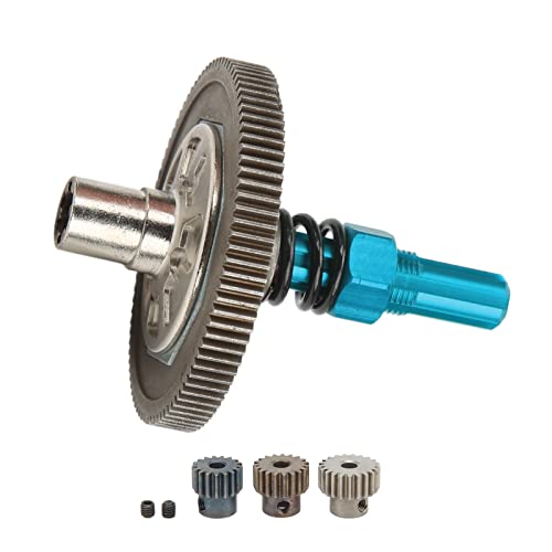 GRCFUMO 91T Slipper-Zahnradsatz, Metall-Slipper-Zahnradsatz, RC-Slipper-Stirnrad, Slipper-Kupplungs-Stirnrad für 1/10 RC Cars Differential-Upgrade-Teile (Blau) von GRCFUMO