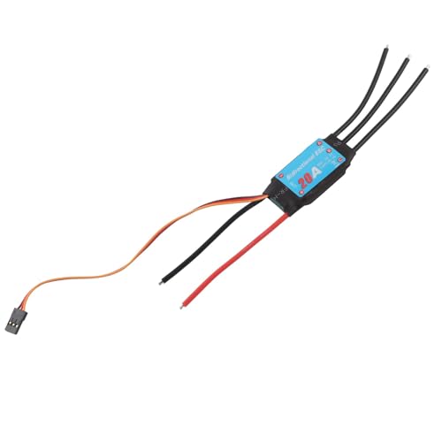 GRCFUMO ESC Elektronischer Geschwindigkeitsregler, bürstenloser Regler, Einweg-Bürstenregler für RC-Schiffs-Unterwasserpropeller (20A) von GRCFUMO