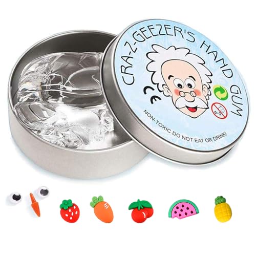 Clear Putty Slime, DIY Bounce Clear Transparent Crystal Liquid Slimes Supplies Silly Kit Putty Clay Stress Surprise Toys (transparent) von GREAHWD