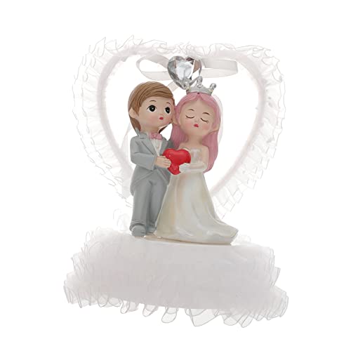 Braut Und Bräutigam Ornamente Hochzeitsdekorationen Kreative Hochzeitsornamente Hochzeitspaar Statue Valentinstag Hochzeitstorte Ornament Desktop Paar Statue Dekor GREENADSCAPE von GREENADSCAPE