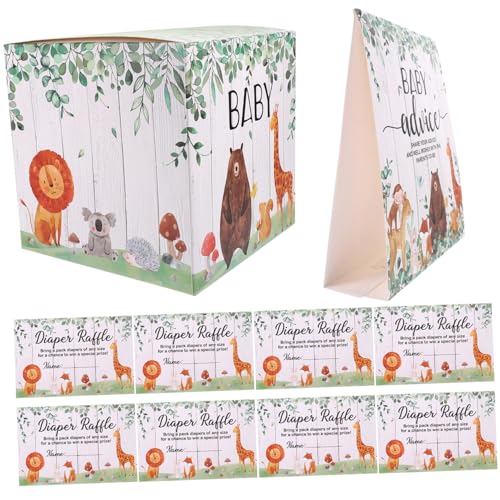 GREENADSCAPE 1 Satz Ratgeberkartenset Mit Blumenmotiv Partyzubehör Vorhersagekarten Vorhersagen Und Ratschlagkarten Spiele Zum Aufdecken des Babygeschlechts Ratgeberkarten Für Babys Papier von GREENADSCAPE