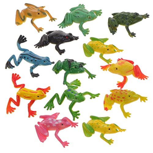 GREENADSCAPE 1 Satz Simulationsfroschmodell Modell kleine Frösche tierisches Spielzeug Mini-Spielzeug kleine Froschfiguren Kinderspielzeug Frösche Modelldekoration Frösche Partydekoration PVC von GREENADSCAPE