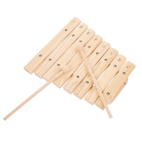 GREENADSCAPE 1 Set Früherziehung Xylophon Musikinstrumente Xylophon Percussion Vorschule Musikspielzeug Percussion Xylophon 8 Noten Xylophon Kinder Percussion Spielzeug Holz von GREENADSCAPE