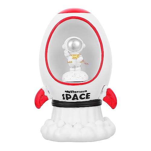 GREENADSCAPE 1Stk Astronauten-Licht-Ornament Nachtlampendekoration Weltraumspielzeug Astronautenlicht Kamindekor bürolampe Schreibtisch bürotischlampe Lampe für Zuhause Desktop-Nachtlampe Harz von GREENADSCAPE