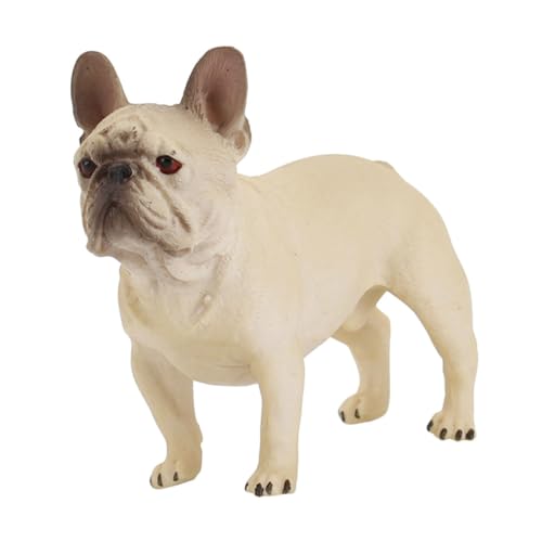 GREENADSCAPE 1stk Bulldog-Modell Miniatur-hundestatue Haustierfiguren Spielset Miniatur-tierfigur Simulationshundedekor Dekorationsmodell Miniaturfigur Hundemodell Spielzeug Hundehandwerk PVC von GREENADSCAPE