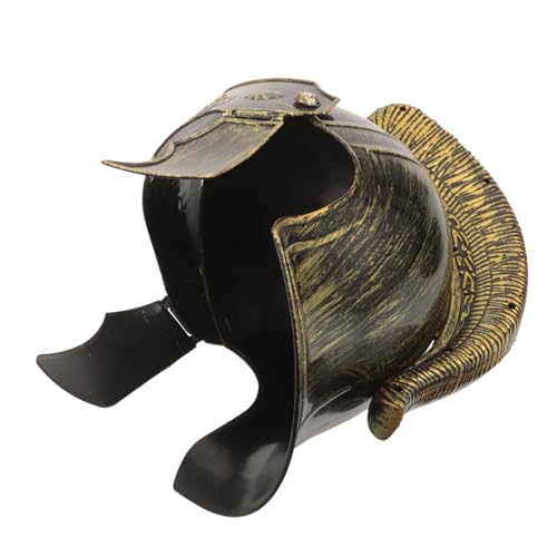 GREENADSCAPE Antiker römischer Helm Soldat-Performance-Hut Männer römisches Kostüm Vintage-Helm halloween costume halloween kleidung Männer Cosplay Helm neuartiger römischer Helm Plastik von GREENADSCAPE