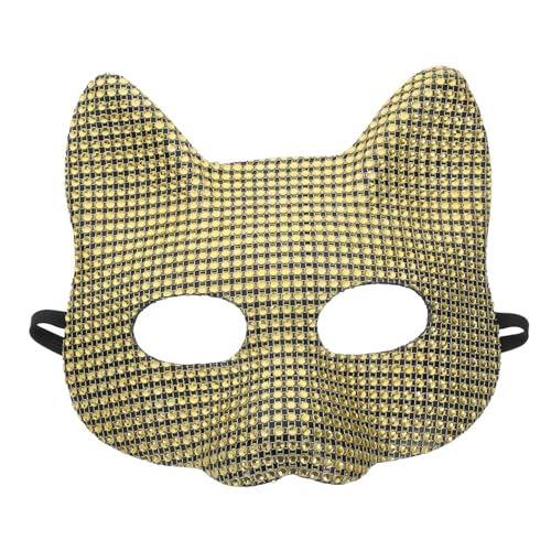 GREENADSCAPE Maskerade Maske Für Frauen Fuchs Maske Für Erwachsene Halloween Kostümzubehör Maskerade Fuchs Maske Halbe Gesichtsmaske Für Frauen Für Cosplay Maskenbälle Und Fuchs Kostüme von GREENADSCAPE