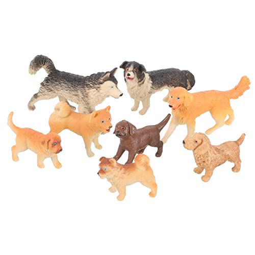 GREENADSCAPE Miniatur Hund Figuren Set Realistische Hund Modelle Als Tisch Dekoration Und Für Lebensechte Tier Modell Ornamente Für Kuchen Und Feiern von GREENADSCAPE