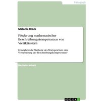 Förderung mathematischer Beschreibungskompetenzen von Viertklässlern von GRIN