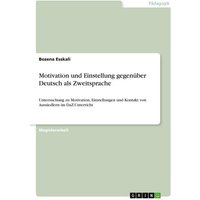 Motivation und Einstellung gegenüber Deutsch als Zweitsprache von GRIN