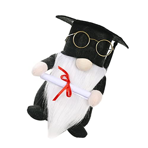 GRIRIW 1Stück GNOME Puppe Mit Bachelorhut Kreative Rudolph Puppe Für Graduierung Dekoratives Zur Abschlussfeier Puppendekor Für Besondere Anlässe von GRIRIW