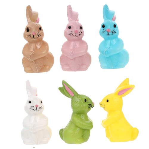 GRIRIW 6 Stück Teiliges Osterdekoration aus Kunststoff Realistische Tierfiguren in Pastellfarben Kindgerechte Langlebige Figuren für Festtagsdeko und Kinderparty Bunte Osterfiguren als GRIRIW 6 Stück Teiliges Osterdekoration aus Kunststoff Realistische Tierfiguren in Pastellfarben Kindgerechte Langlebige Figuren für Festtagsdeko und Kinderparty Bunte Osterfiguren als von GRIRIW