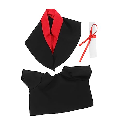 GRIRIW Graduation Cap and Gown Set für Bär Puppen Plüschtiere Abschlusskleidung DIY Kostüm mit Doktorhut und Robe für Abschlussfeier Abnehmbar und Waschbar Passend für Kuscheltiere und GRIRIW Graduation Cap and Gown Set für Bär Puppen Plüschtiere Abschlusskleidung DIY Kostüm mit Doktorhut und Robe für Abschlussfeier Abnehmbar und Waschbar Passend für Kuscheltiere und von GRIRIW