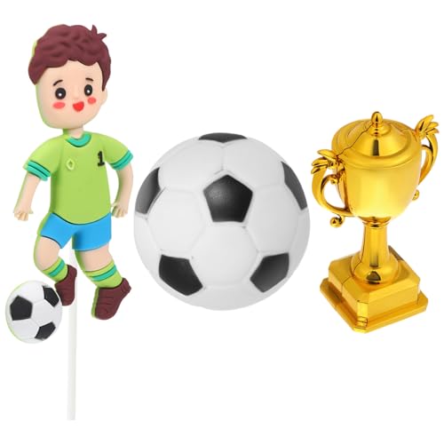 GRIRIW Teiliges Fußball Geburtstagstorten-deko Bunte Wetterfeste Fußball Party Dekorationen für Kindergeburtstag Einfache Montage für Vielseitige Kuchen GRIRIW Teiliges Fußball Geburtstagstorten-deko Bunte Wetterfeste Fußball Party Dekorationen für Kindergeburtstag Einfache Montage für Vielseitige Kuchen von GRIRIW