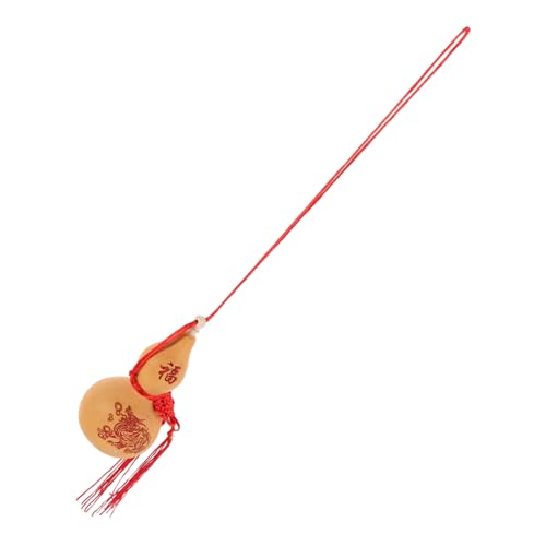 GRIRIW Traditionelle Chinesische Feng Shui Dekoration Gourd Anhänger mit Quaste Holzverschluss Handgefertigt Glücksbringer Wohlstand Schmuck für Wohnkultur GRIRIW Traditionelle Chinesische Feng Shui Dekoration Gourd Anhänger mit Quaste Holzverschluss Handgefertigt Glücksbringer Wohlstand Schmuck für Wohnkultur von GRIRIW