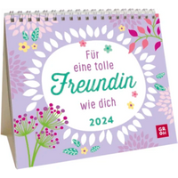 GROHVERLAG 4036442010303 Für eine tolle Freundin wie dich 2024 - Mini-Aufstellkalender von GROH Verlag