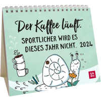 GROHVERLAG 4036442010358 Der Kaffee läuft 2024 - Mini-Aufstellkalender von GROH Verlag