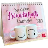 GROHVERLAG 4036442010808 Der klene Freundschaftskalender 2024 - Mini-Aufstellkalender von GROH Verlag