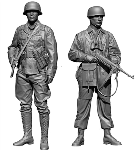 1/35 WWII German Soldier Resin Soldier Kit Unbemalt und unmontiert Figur Resin Model Kit //i8E2v1 von GROKEM