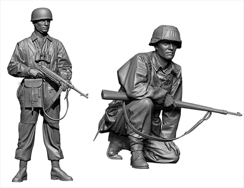 1/35 WWII German Soldier Resin Soldier Kit Unbemalt und unmontiert Figur Resin Model Kit //i8E2v11 von GROKEM