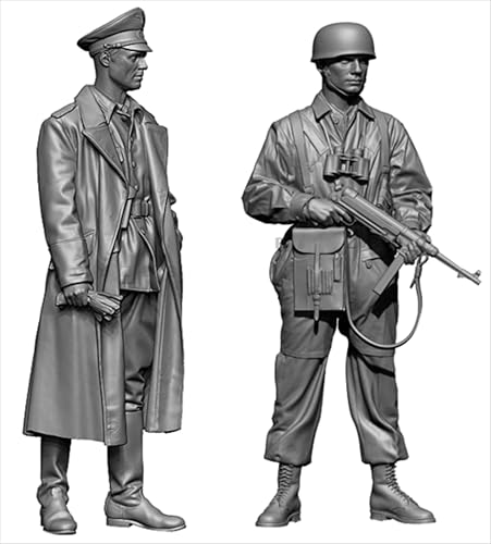 1/35 WWII German Soldier Resin Soldier Kit Unbemalt und unmontiert Figur Resin Model Kit //i8E2v3 von GROKEM