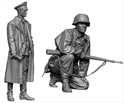 1/35 WWII German Soldier Resin Soldier Kit Unbemalt und unmontiert Figur Resin Model Kit //i8E2v5 von GROKEM