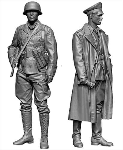 1/35 WWII German Soldier Resin Soldier Kit Unbemalt und unmontiert Figur Resin Model Kit //i8E2v7 von GROKEM