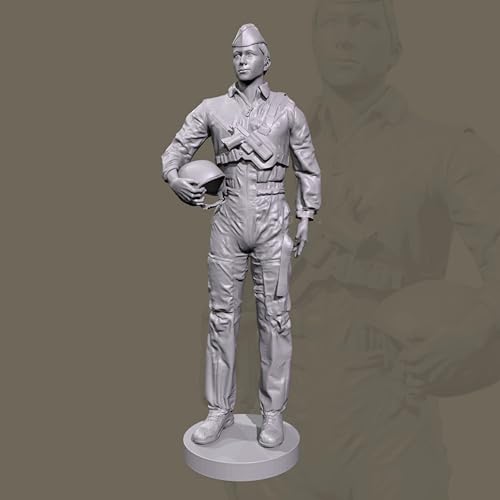 GROKEM 1/24 WWII European Soldier Resin Soldier Kit Unbemalt und unmontiert Figur Resin Model Kit //i8E5v3 von GROKEM