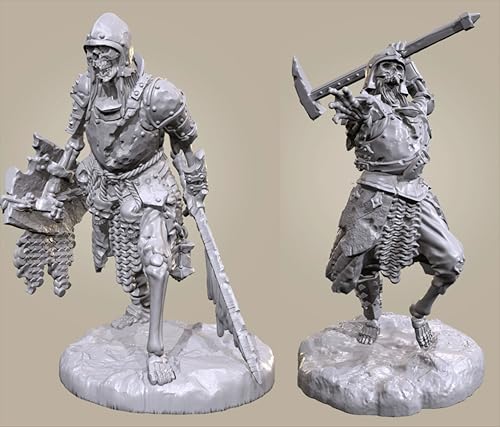 GROKEM 1/35 Ancient Hell Samurai Warrior Resin Soldier Kit Unbemalt und unmontiert Figur Resin Model Kit //i7E8v18 von GROKEM