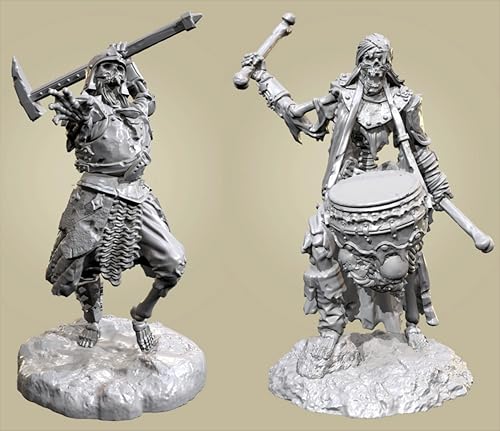 GROKEM 1/35 Ancient Hell Samurai Warrior Resin Soldier Kit Unbemalt und unmontiert Figur Resin Model Kit //i7E8v19 von GROKEM