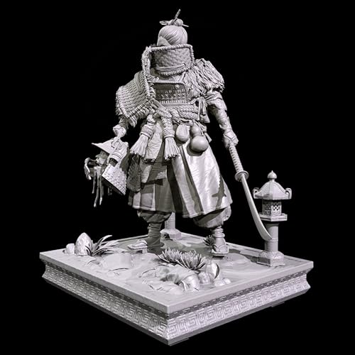 GROKEM 1/35 Ancient Hell Samurai Warrior Resin Soldier Kit Unbemalte und unmontierte Figur Resin Modellbausatz //i7E2v2 von GROKEM