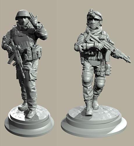 GROKEM 1/35 European Commando Soldier Resin Soldier Kit Unbemalt und unmontiert Figur Resin Model Kit //i7E9v12 von GROKEM