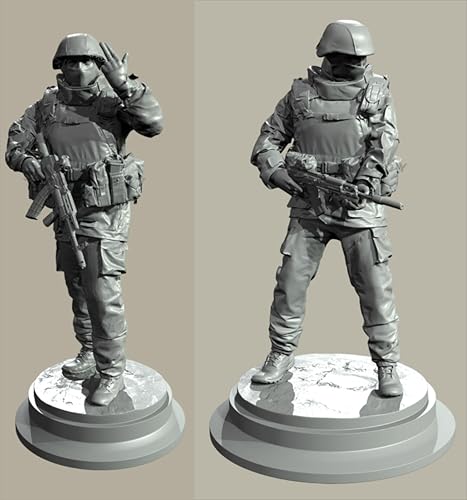 GROKEM 1/35 European Commando Soldier Resin Soldier Kit Unbemalt und unmontiert Figur Resin Model Kit //i7E9v13 von GROKEM