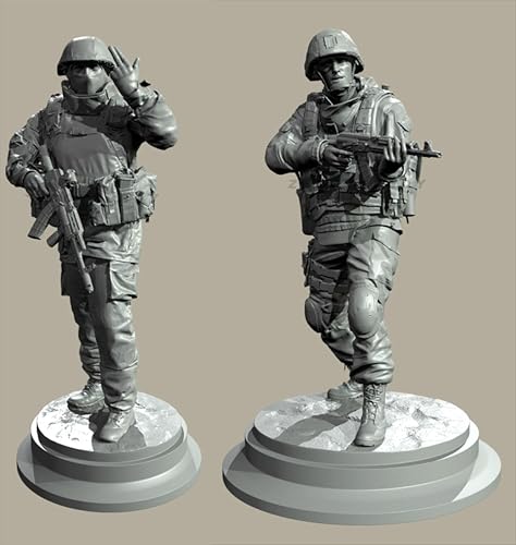 GROKEM 1/35 European Commando Soldier Resin Soldier Kit Unbemalt und unmontiert Figur Resin Model Kit //i7E9v14 von GROKEM