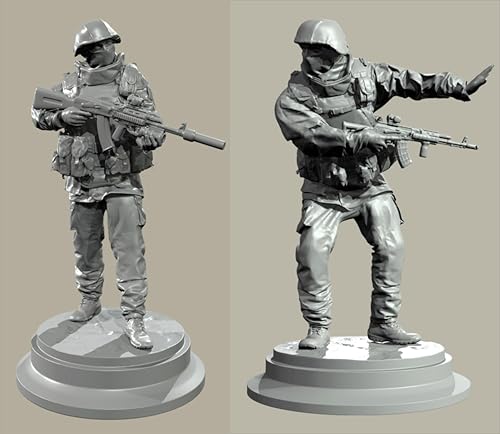 GROKEM 1/35 European Commando Soldier Resin Soldier Kit Unbemalt und unmontiert Figur Resin Model Kit //i7E9v16 von GROKEM