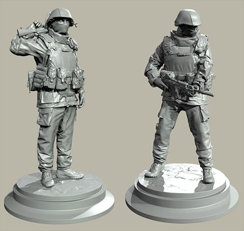 GROKEM 1/35 European Commando Soldier Resin Soldier Kit Unbemalt und unmontiert Figur Resin Model Kit //i7E9v18 von GROKEM