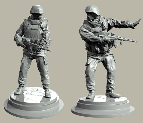 GROKEM 1/35 European Commando Soldier Resin Soldier Kit Unbemalt und unmontiert Figur Resin Model Kit //i7E9v2 von GROKEM