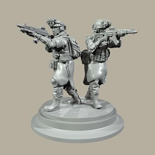 GROKEM 1/35 European Commando Soldier Resin Soldier Kit Unbemalt und unmontiert Figur Resin Model Kit //i7E9v22 von GROKEM