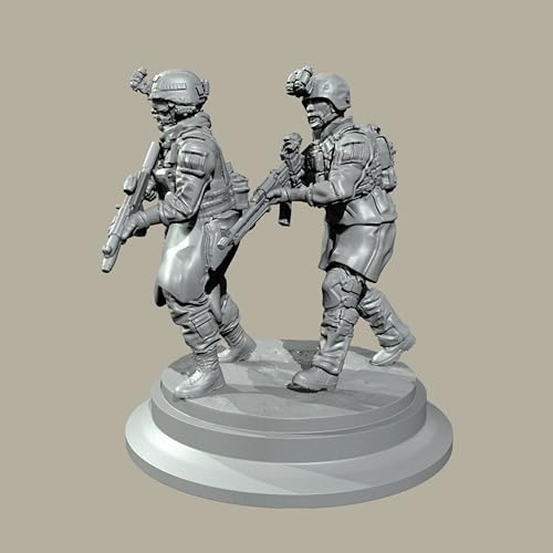 GROKEM 1/35 European Commando Soldier Resin Soldier Kit Unbemalt und unmontiert Figur Resin Model Kit //i7E9v23 von GROKEM