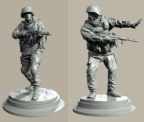 GROKEM 1/35 European Commando Soldier Resin Soldier Kit Unbemalt und unmontiert Figur Resin Model Kit //i7E9v3 von GROKEM