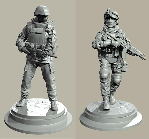 GROKEM 1/35 European Commando Soldier Resin Soldier Kit Unbemalt und unmontiert Figur Resin Model Kit //i7E9v4 von GROKEM