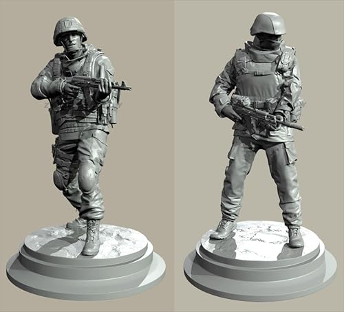 GROKEM 1/35 European Commando Soldier Resin Soldier Kit Unbemalt und unmontiert Figur Resin Model Kit //i7E9v6 von GROKEM