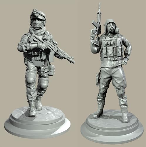 GROKEM 1/35 European Commando Soldier Resin Soldier Kit Unbemalt und unmontiert Figur Resin Model Kit //i7E9v8 von GROKEM