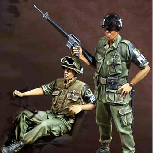 GROKEM 1/35 WWII US Soldier Resin Soldier Kit Unbemalt und unmontiert Figur Resin Model Kit //i8E0v1 von GROKEM