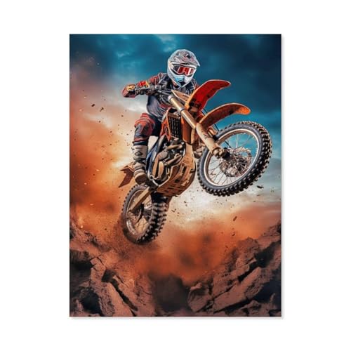 1000 Stück，Motocross，Puzzle Für Erwachsene Lernspielzeug Für Kinder Kreative Spiele Unterhaltung Holz Puzzles Home Decor（75x50cm）-F54 von GSBRSNTS