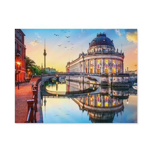 1000Pcs，Bode Museum in Berlin, Germany，Erwachsenen Dekompression Spiel Puzzle Studenten Spielzeug Für Kinder Weihnachten Geburtstagsgeschenke（38x26cm）-D83 von GSBRSNTS