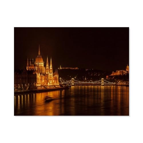 Budapest City，Puzzles, 1000-teiliges Puzzle Für Erwachsene Und Kinder Ab 10 Jahren（75x50cm）-C5 von GSBRSNTS